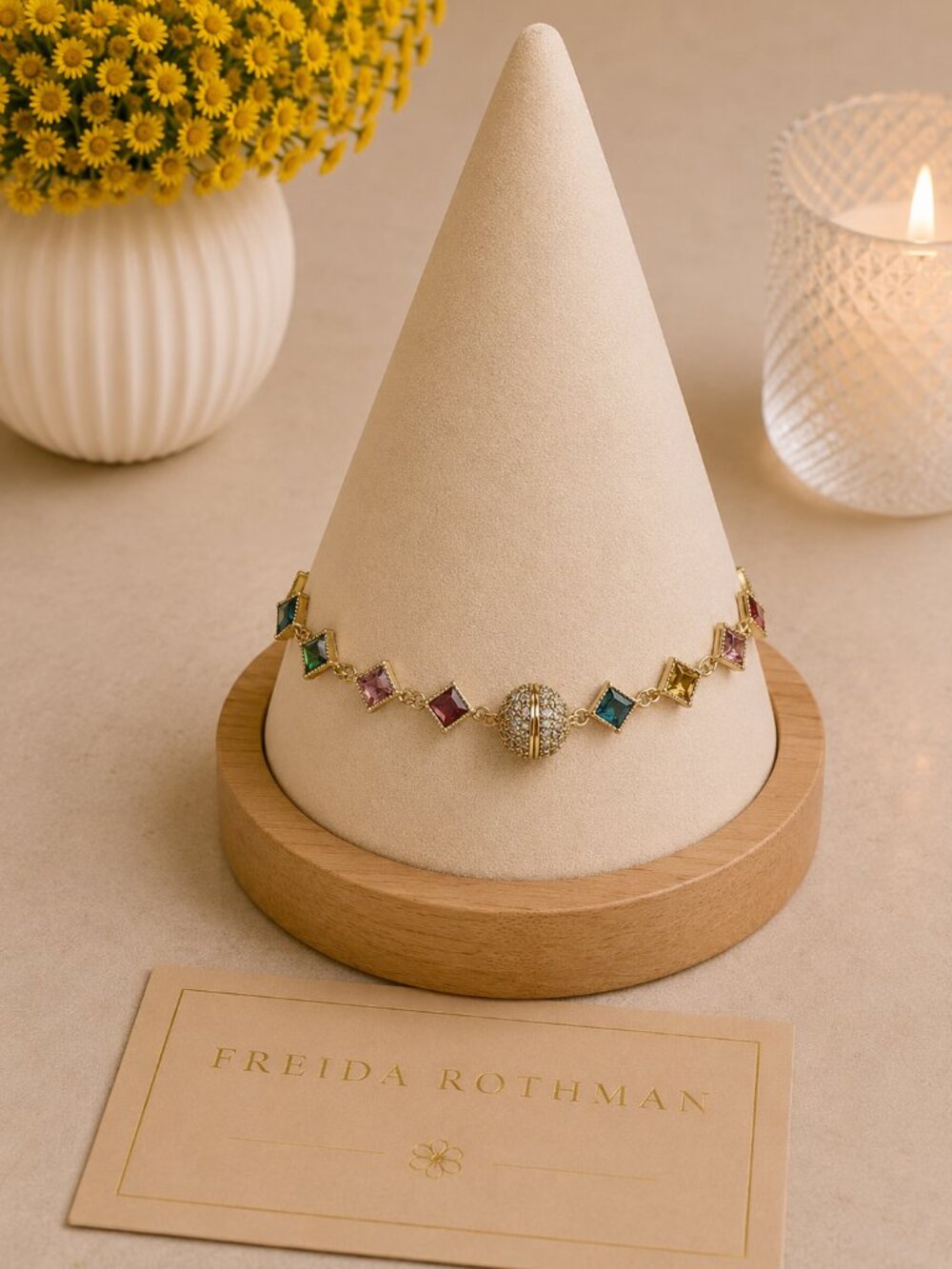 Freida Rothman Multi-Color Magnetic Closure Bracelet  $129 MSRP